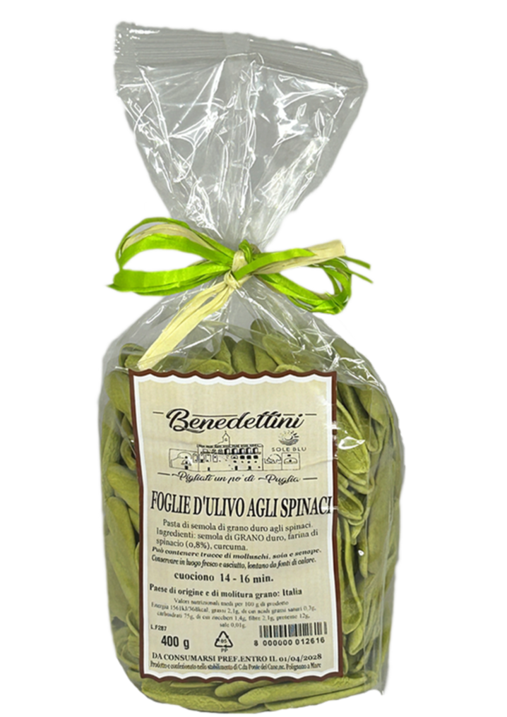 Foglie di ulivo agli spinaci